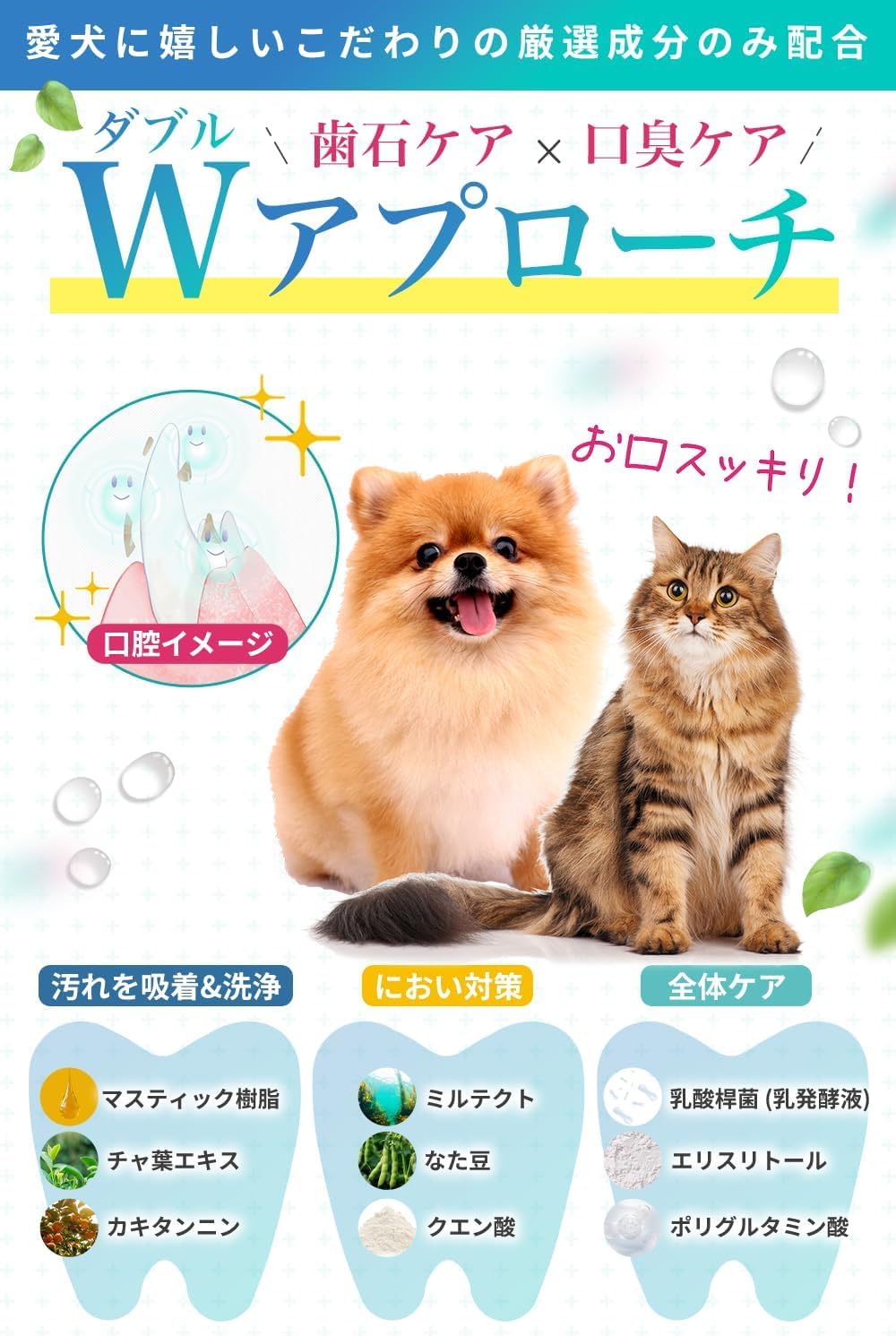 Amazon.co.jp: Dr．Wantect 犬猫用 液体ハミガキ 口腔ケア